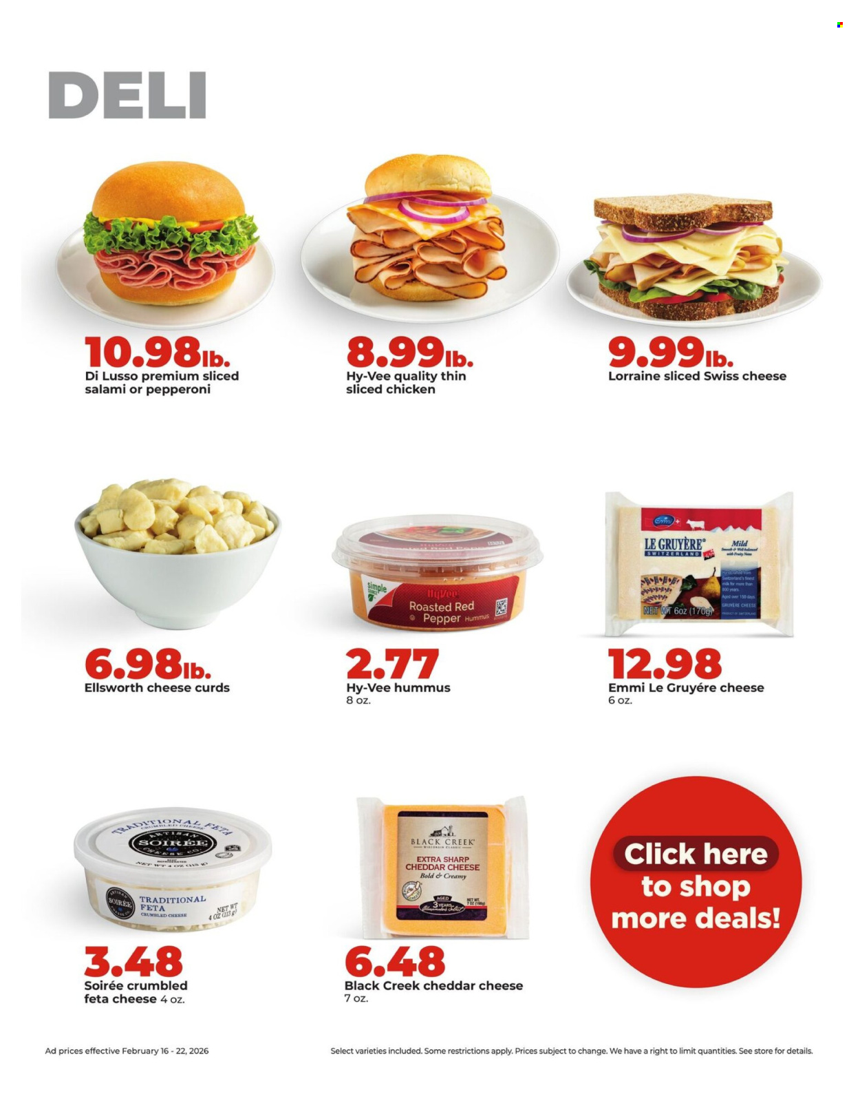 Hy-Vee ad - 02/16/2026 - 02/22/2026. Page 12