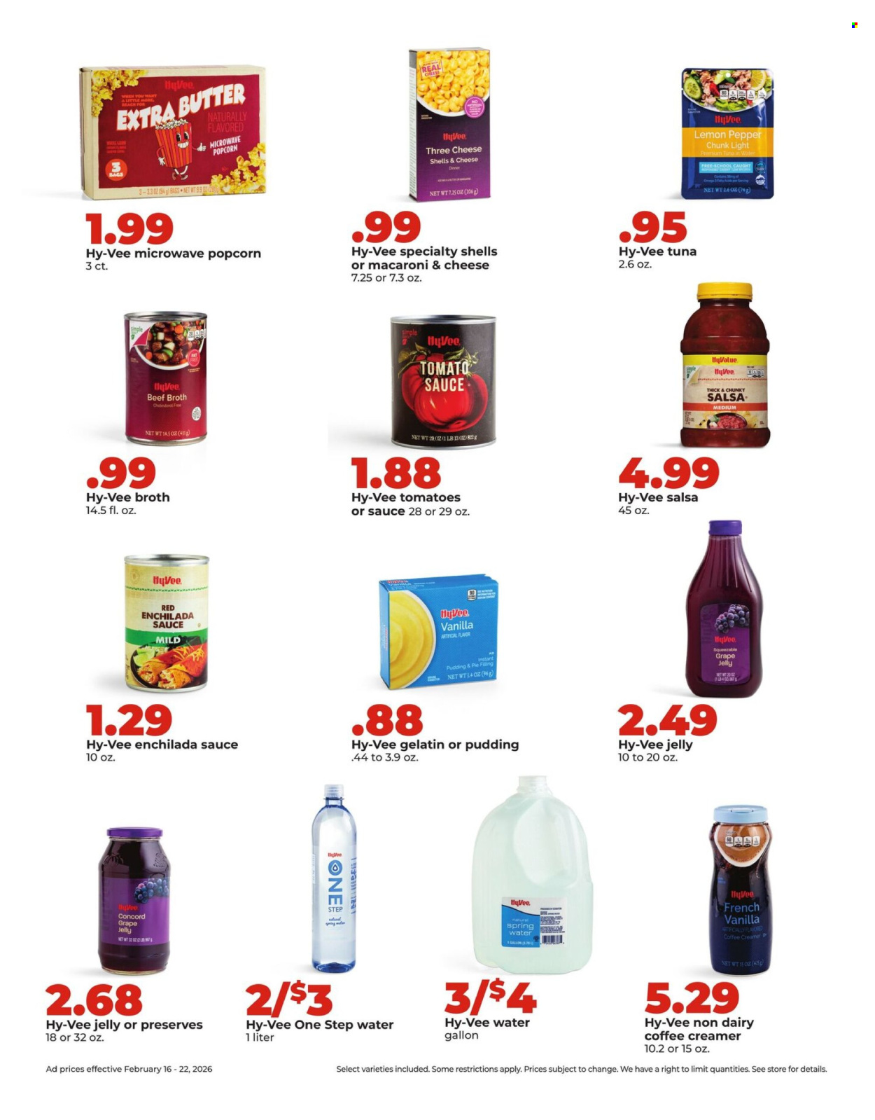 Hy-Vee ad - 02/16/2026 - 02/22/2026. Page 20