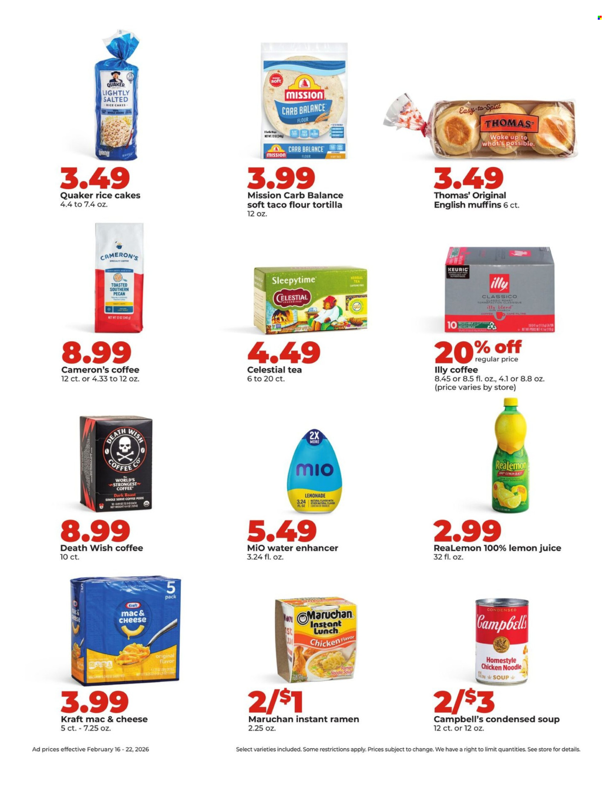 Hy-Vee ad - 02/16/2026 - 02/22/2026. Page 22