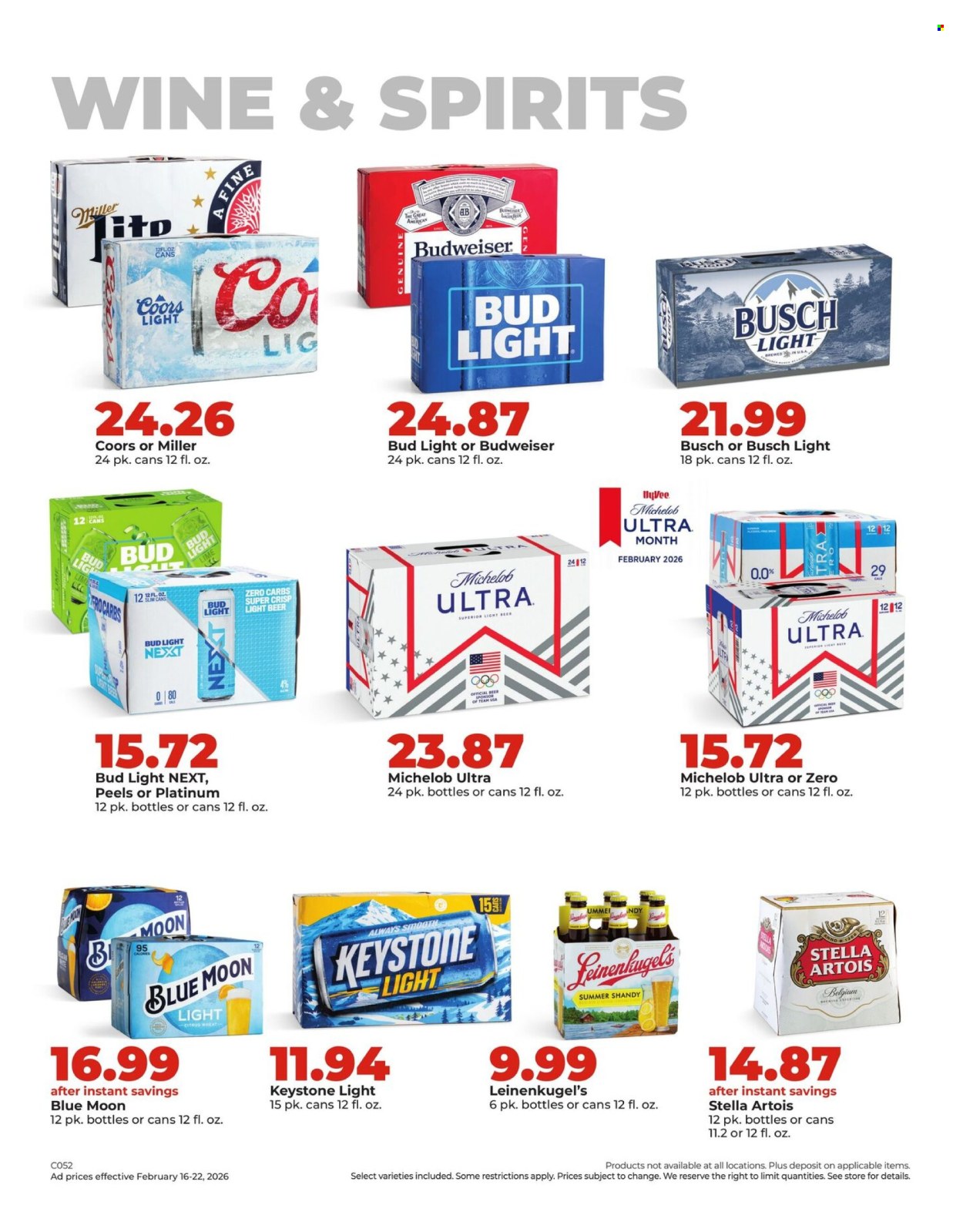 Hy-Vee ad - 02/16/2026 - 02/22/2026. Page 35