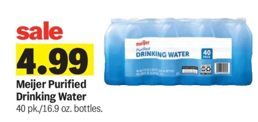 Meijer Purified Drinking Water