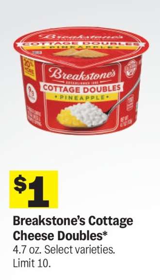 Breakstone's Cottage Cheese Doubles*