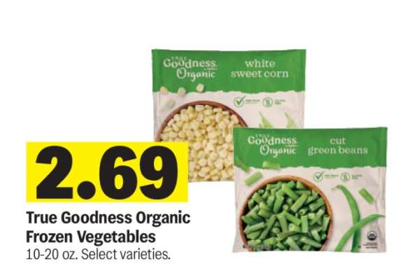 True Goodness Organic Frozen Vegetables