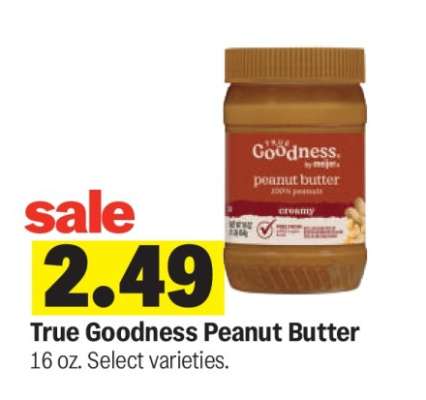 True Goodness Peanut Butter