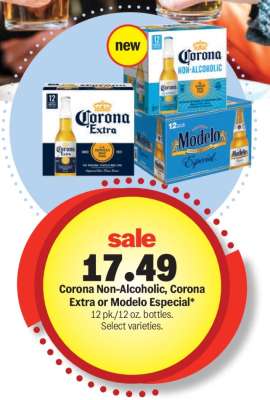 Corona Non-Alcoholic, Corona Extra or Modelo Especial