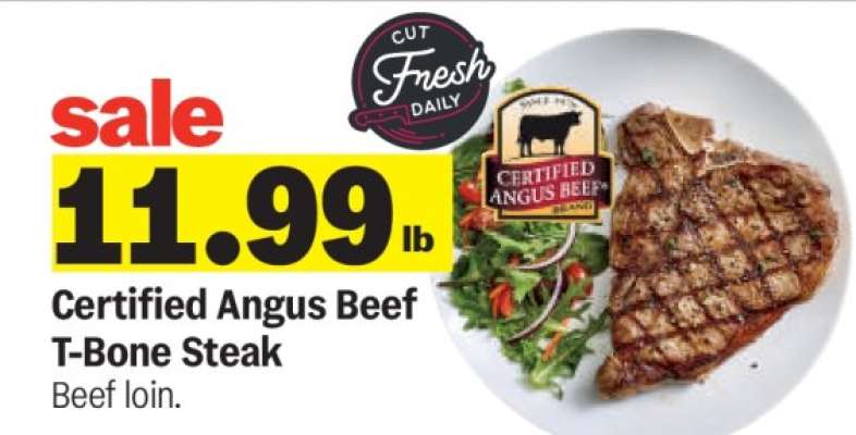 Certified Angus Beef T-Bone Steak