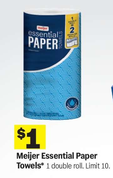 Meijer Essential Paper Towels*