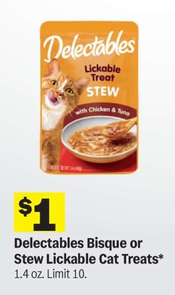 Delectables Bisque or Stew Lickable Cat Treats