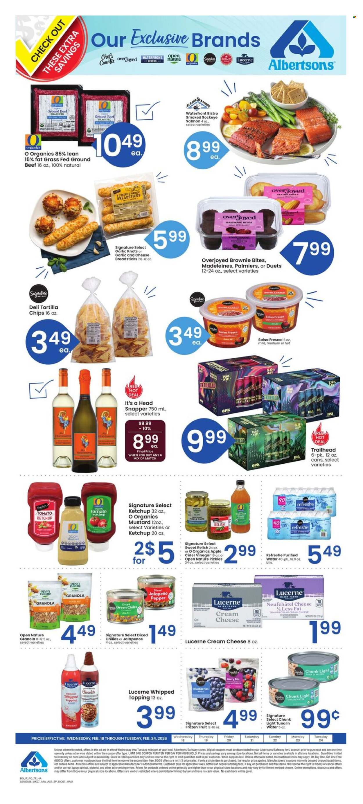 Albertsons ad - 02/18/2026 - 02/24/2026. Page 1
