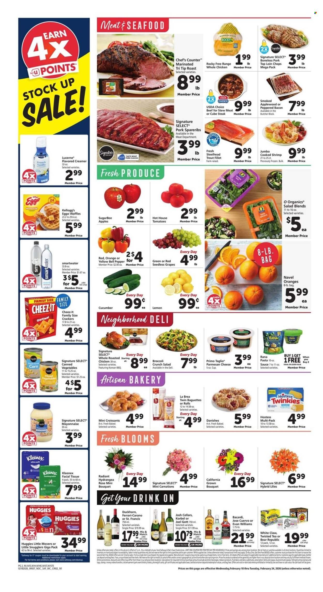 Safeway ad - 02/18/2026 - 02/24/2026. Page 2