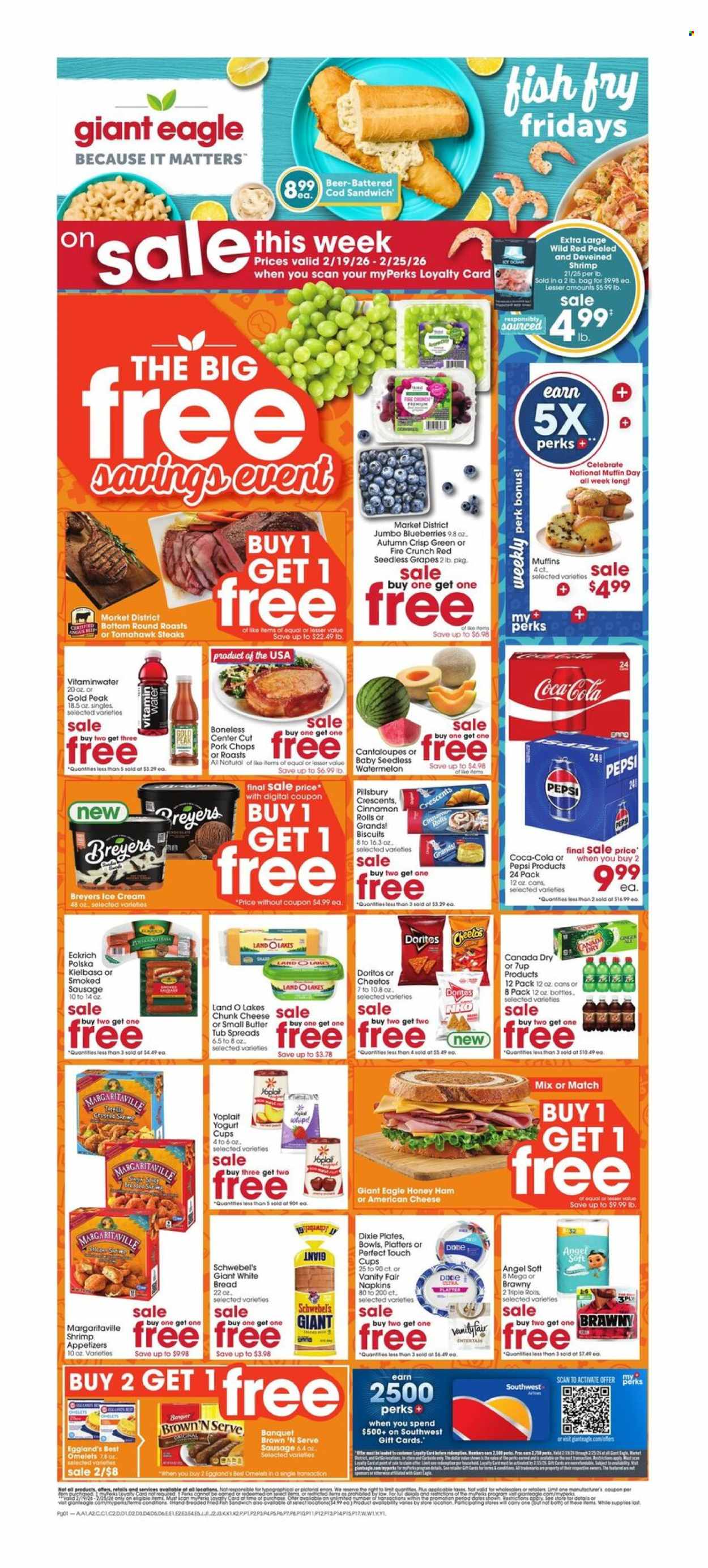 Giant Eagle ad - 02/19/2026 - 02/25/2026. Page 1