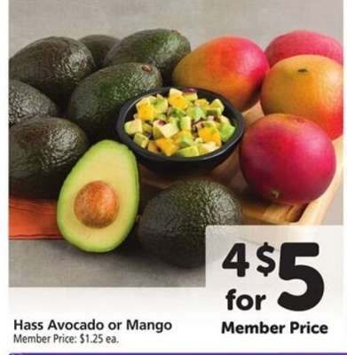 Hass Avocado or Mango