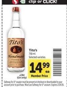 Tito's Handmade Vodka