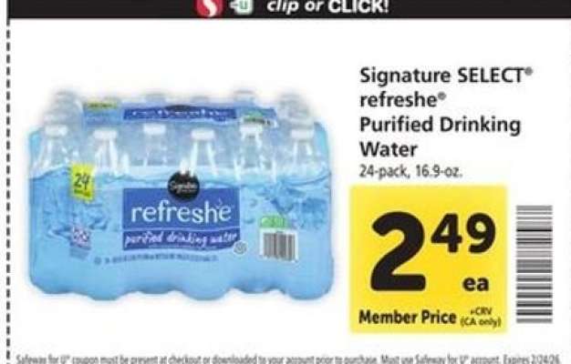 Signature Select Refreshe Purified Drinking Water