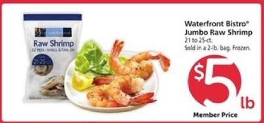 waterfront BISTRO Jumbo Raw Shrimp