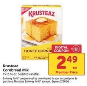 Krusteaz Cornbread Mix