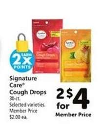 Signature Care Cough Drops