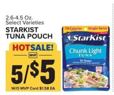 Starkist Tuna Pouch