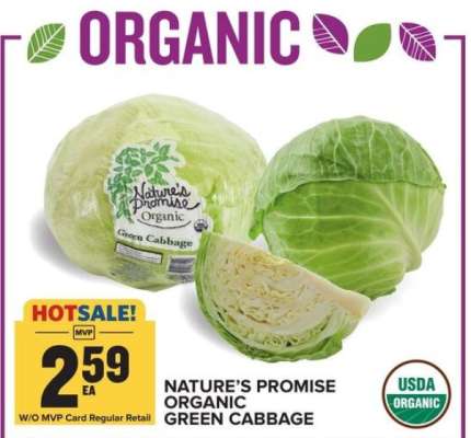 Nature's Promise Organic Green Cabbage