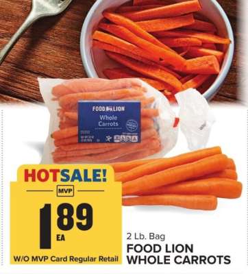Food Lion Whole Carrots