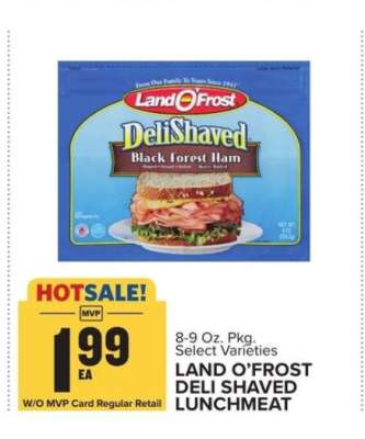 Land O'Frost Deli Shaved Lunchmeat