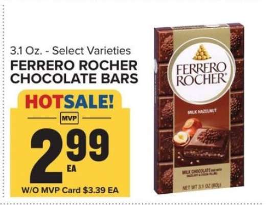 Ferrero Rocher Chocolate Bars
