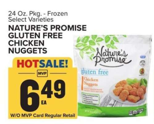 Nature's Promise Gluten Free Chicken Nuggets