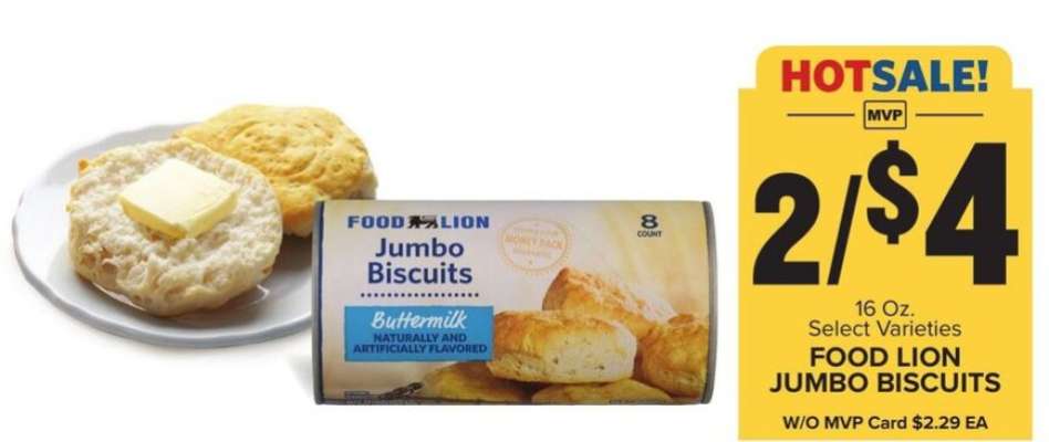FOOD LION JUMBO BISCUITS