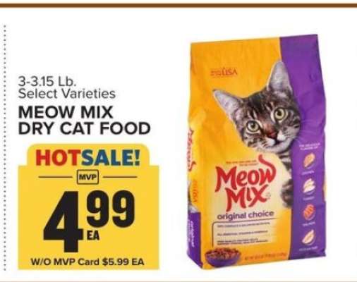 Meow Mix Dry Cat Food*