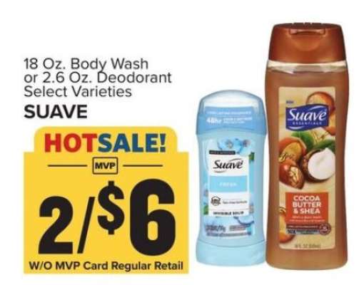 Suave Body Wash or Deodorant