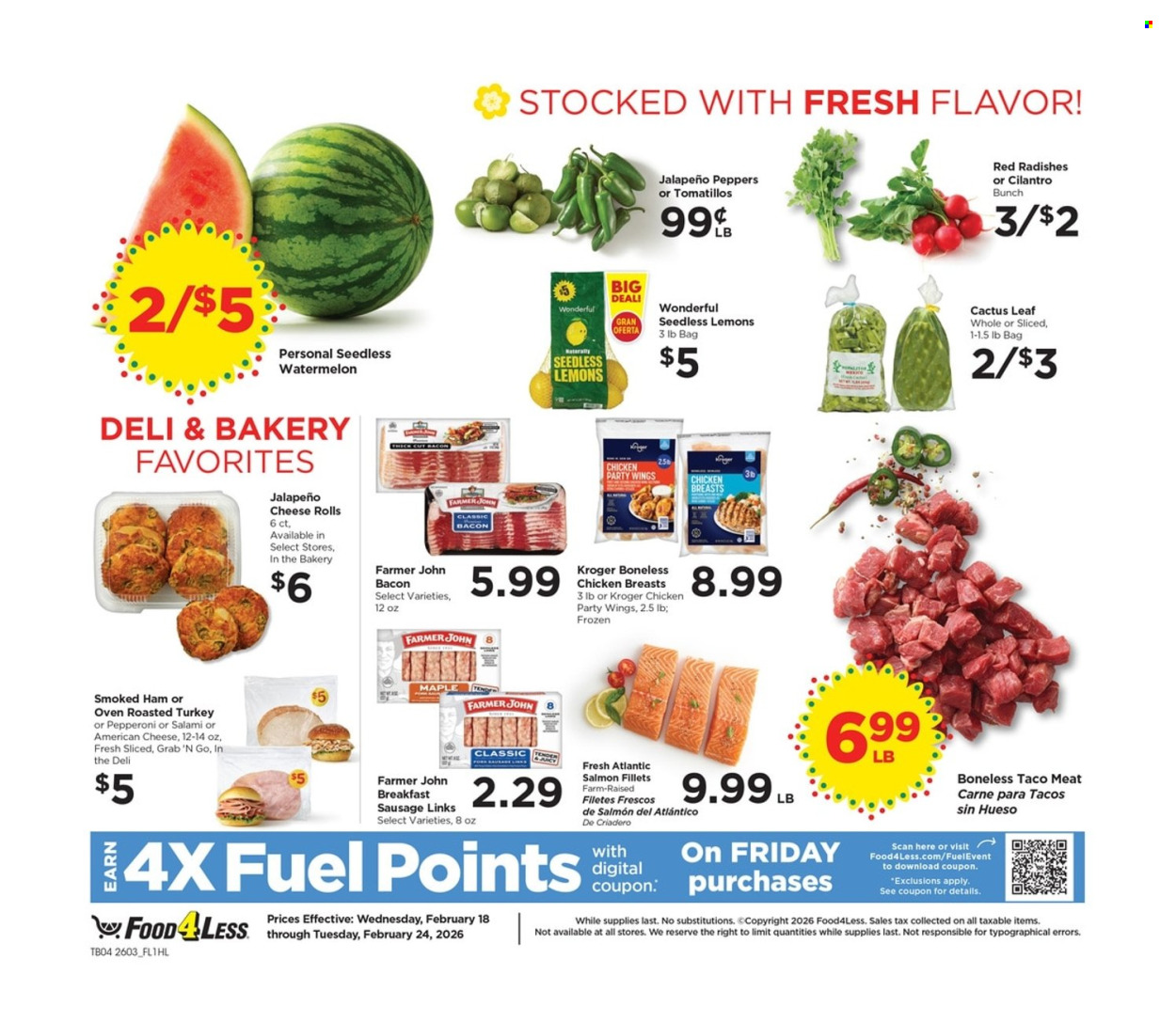 Food 4 Less ad - 02/18/2026 - 02/24/2026. Page 4