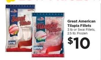 Great American Tilapia Fillets