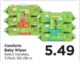 Comforts Baby Wipes