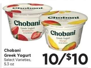 Chobani Greek Yogurt