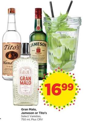 Gran Malo, Jameson or Tito’s