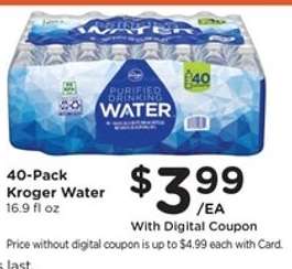 40-Pack Kroger Water