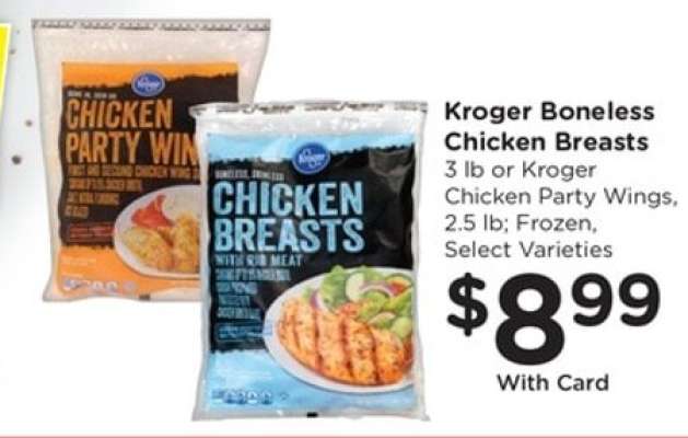 Kroger Boneless Chicken Breasts