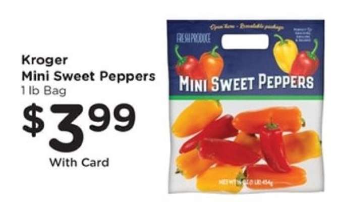 Kroger Mini Sweet Peppers