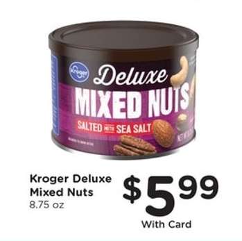 Kroger Deluxe Mixed Nuts