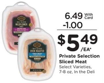 Private Selection Sliced Meat
