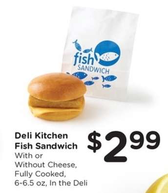 Deli Kitchen Fish Sandwich
