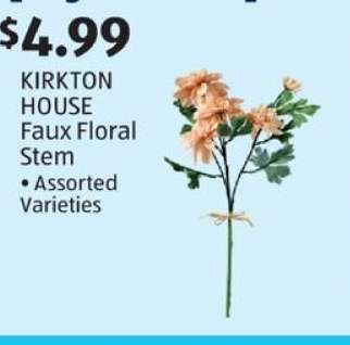 KIRKTON HOUSE Faux Floral Stem