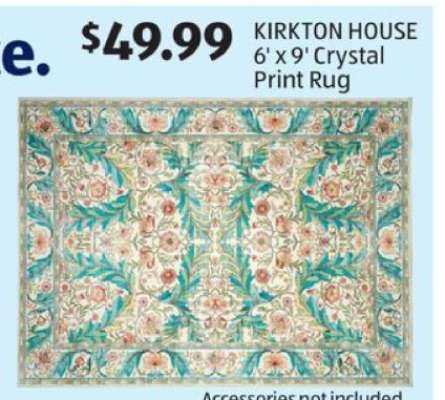 KIRKTON HOUSE 6' x 9' Crystal Print Rug