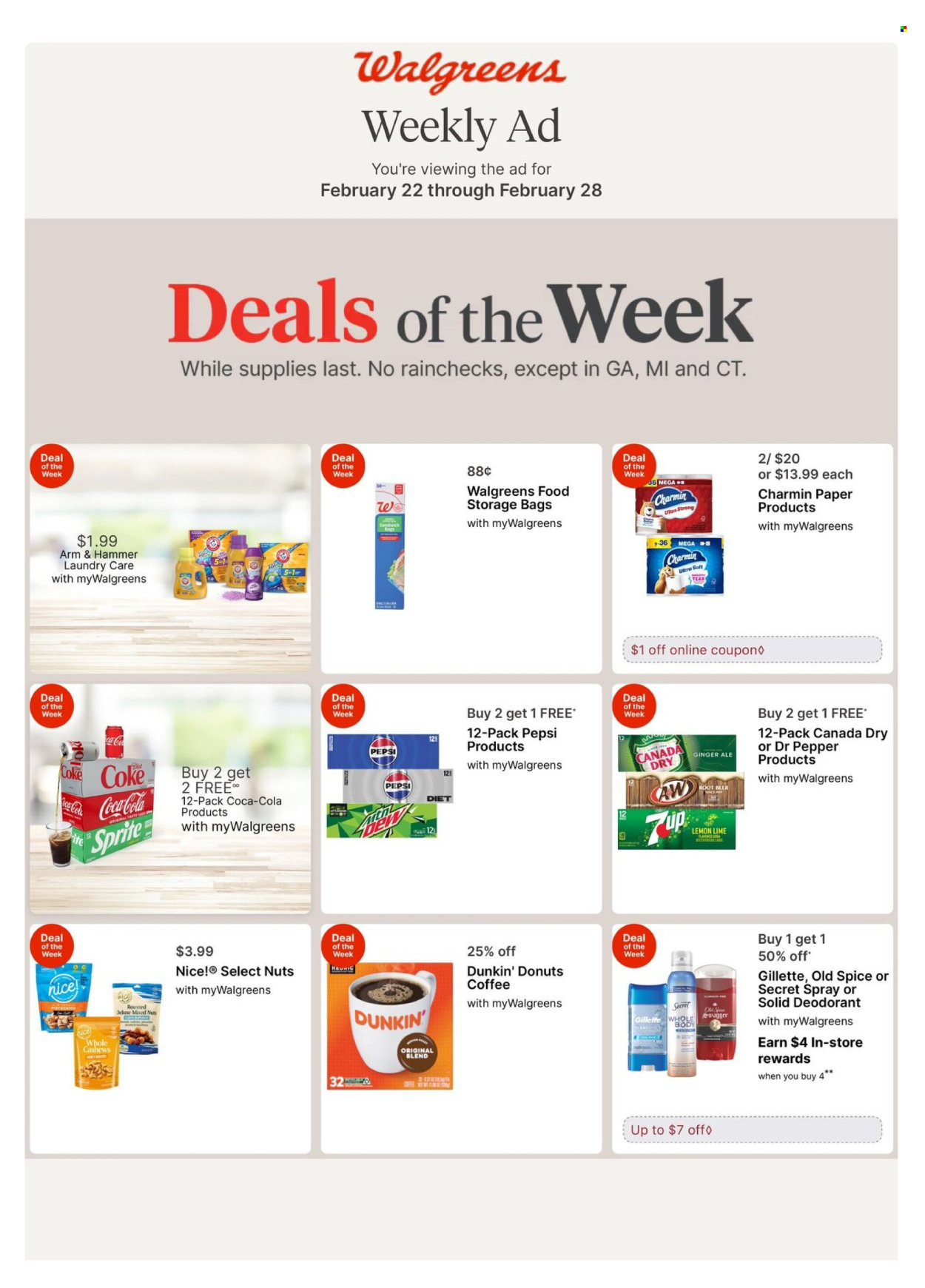 Walgreens ad - 02/22/2026 - 02/28/2026. Page 1