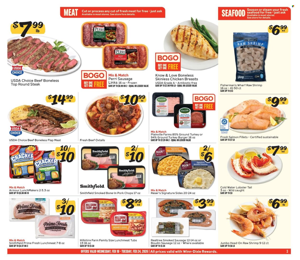 Winn Dixie ad - 02/18/2026 - 02/24/2026. Page 3