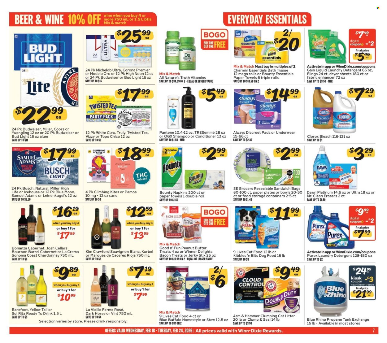Winn Dixie ad - 02/18/2026 - 02/24/2026. Page 6