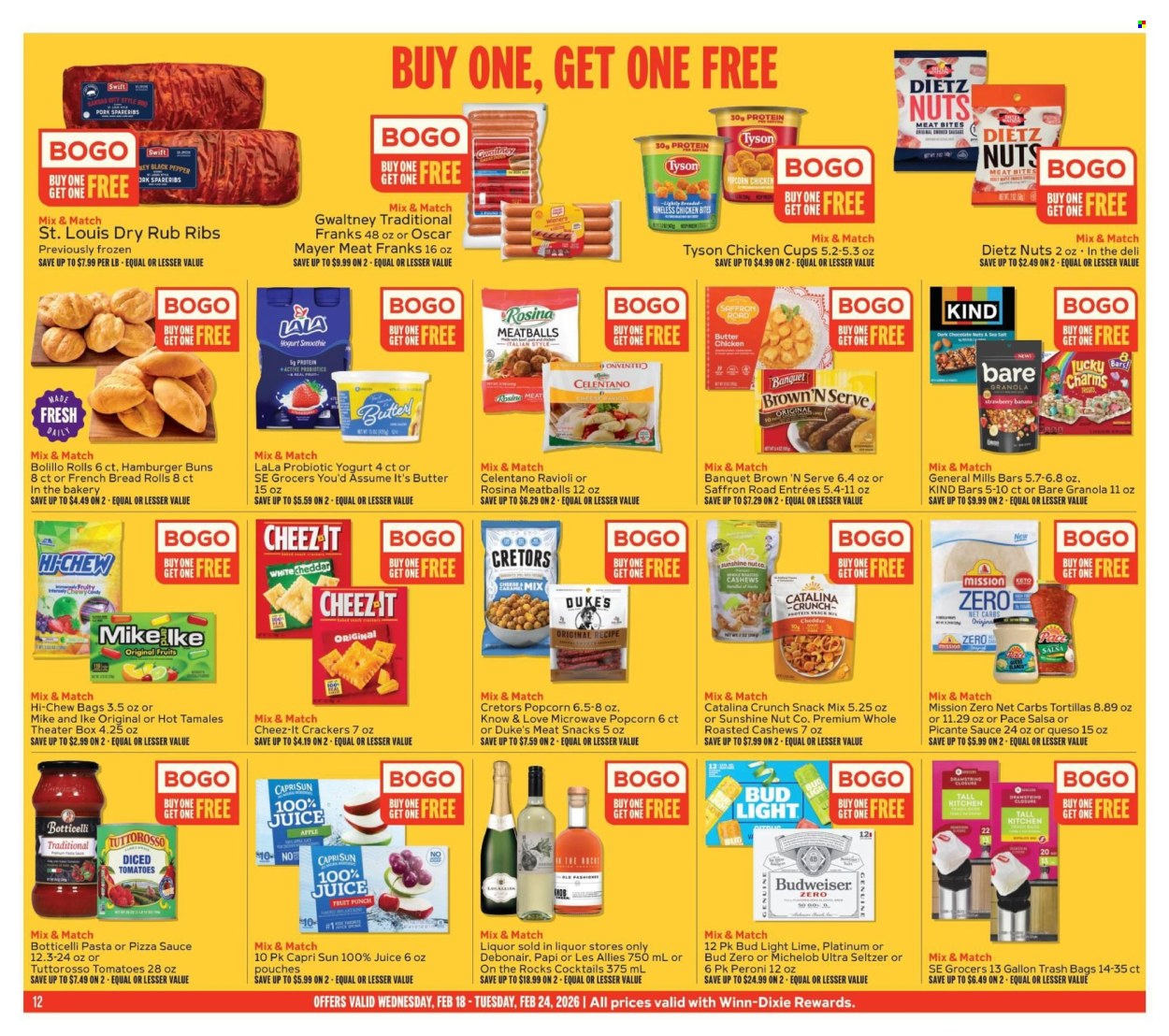 Winn Dixie ad - 02/18/2026 - 02/24/2026. Page 12
