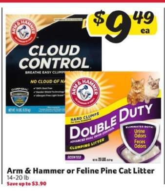 Arm & Hammer or Feline Pine Cat Litter