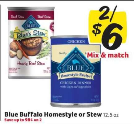 Blue Buffalo Homestyle or Stew