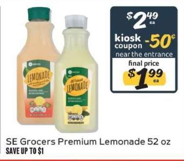 SE Grocers Premium Lemonade